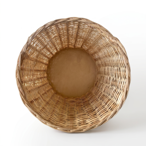 Корзина плетёная из ивовой лозы с ручками, цилиндр, Ø42×37 см - арт. 0/50