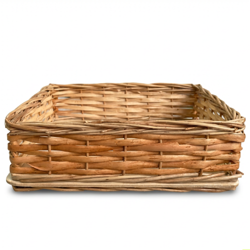 Лоток плетёный из ивовой лозы, 24×24 см - арт. 1/4